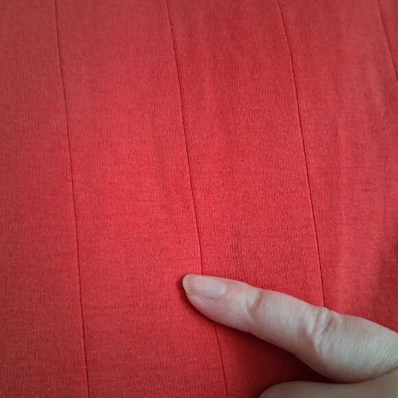 J. Crew Vintage Y2K Women's Size Small Coral Red Lace Trim Tank Top - Picture 11 of 11